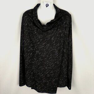 NWT Shape Women's Long Sleeve Black /White Tiger Print Cardigan Size Large